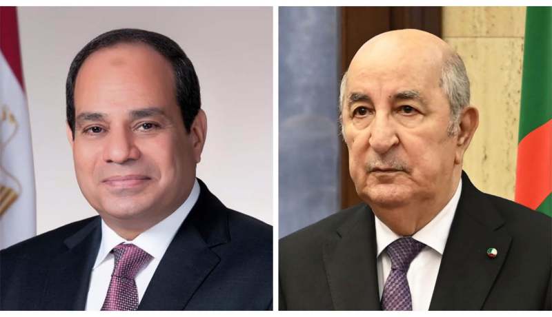 الرئيس المصري يعزي الرئيس تبون في ضحايا الحرائق ويتفقان على لقاء قريب