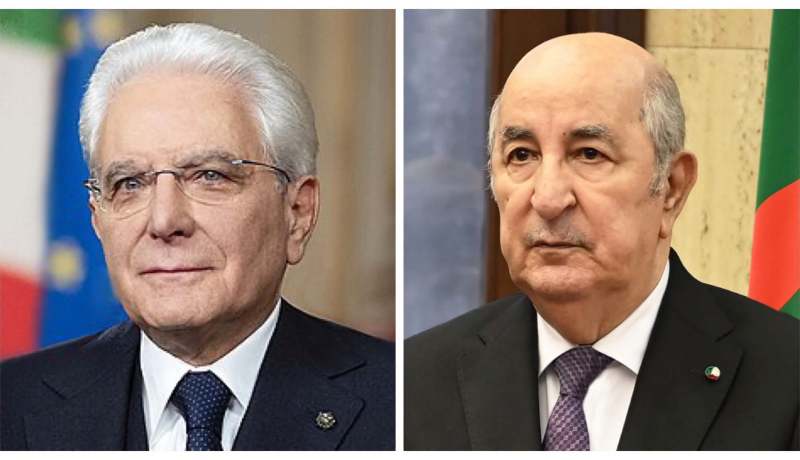 الرئيس الإيطالي يعزي الرئيس تبون في ضحايا حادث بومرداس