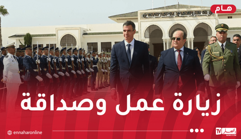 رئيس حكومة إسبانيا يغادر الجزائر