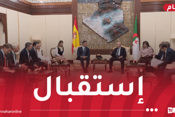 رئيس الجمهورية يستقبل رؤساء مؤسسات إسبانية