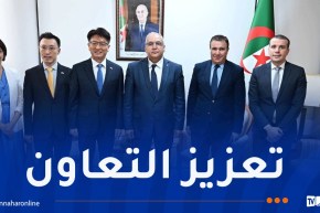 مقرمان يستقبل سفير كوريا بالجزائر