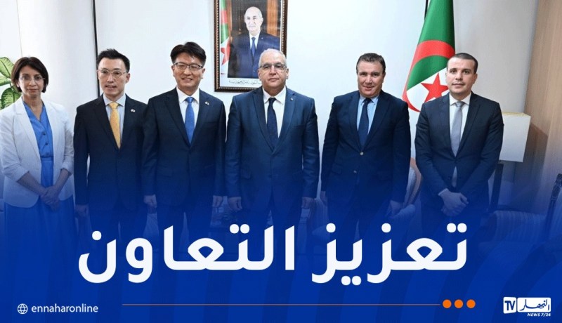 مقرمان يستقبل سفير كوريا بالجزائر
