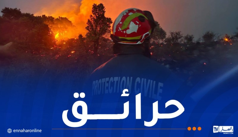إخماد 120 حريقا والعملية جارية على مستوى تسع ولايات