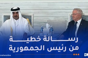 ناصري يقدم التعازي إلى أمير دولة قطر في وفاة الأمير الوالد حمد بن خليفة آل ثاني