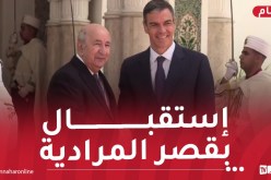 رئيس الجمهورية يستقبل رئيس الحكومة الإسبانية