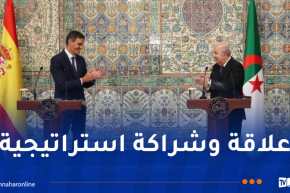 بالفيديو.. التصريح الإعلامي المشترك لرئيس الجمهورية ورئيس الحكومة الإسباني