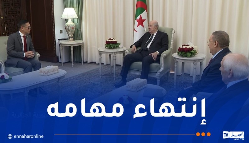 رئيس الجمهورية يستقبل سفير جمهورية فيتنام الإشتراكية