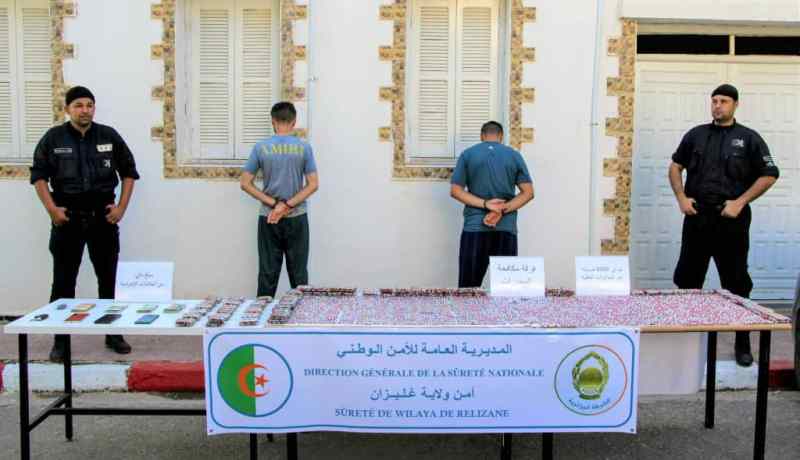 غليزان.. توقيف شخصين بحوزتهما 8400 كبسولة “بريغابالين”