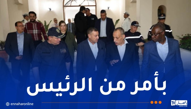 وزير الداخلية في عنابة للوقوف على عمليات مكافحة حرائق الغابات