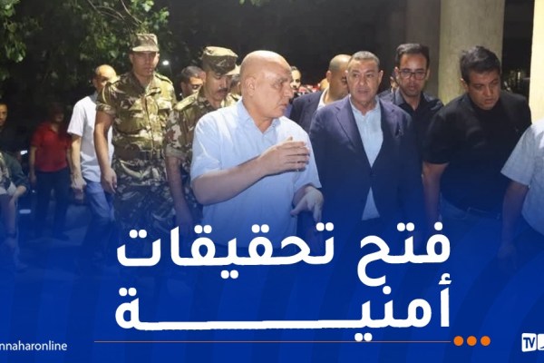 سعيود: إحصاء كل الخسائر وتعويض المواطنين في القريب العاجل