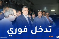 وزير الري يتفقد أشغال إصلاح العطب بقناة الضخ DN 1000 بوحدة الإنتاج تلسديت
