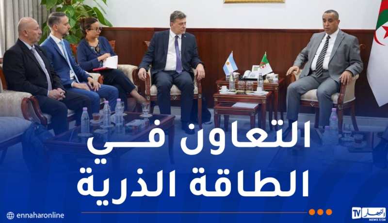 عجال يتباحث سُبل التعاون في تصنيع النظائر المشعة مع الأرجنتين