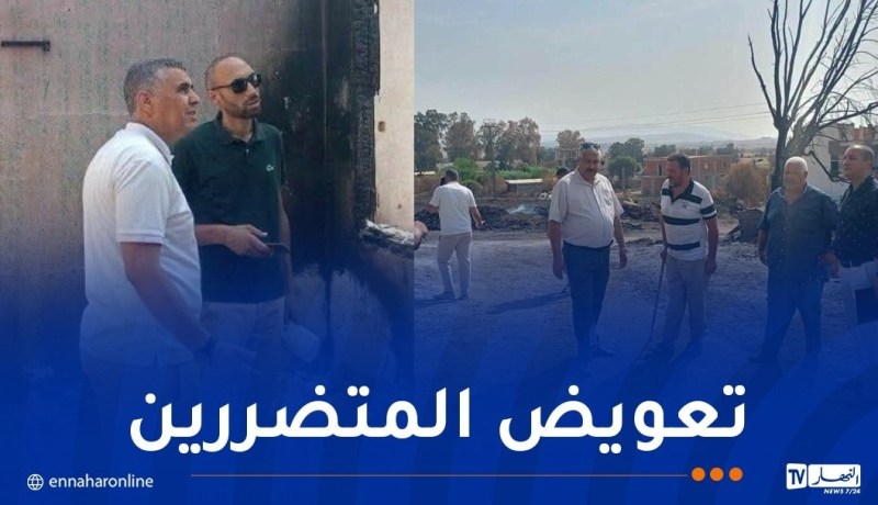تنصيب اللجان الولائية المكلفة بدراسة وتقييم الأضرار والخسائر الناجمة عن الحرائق
