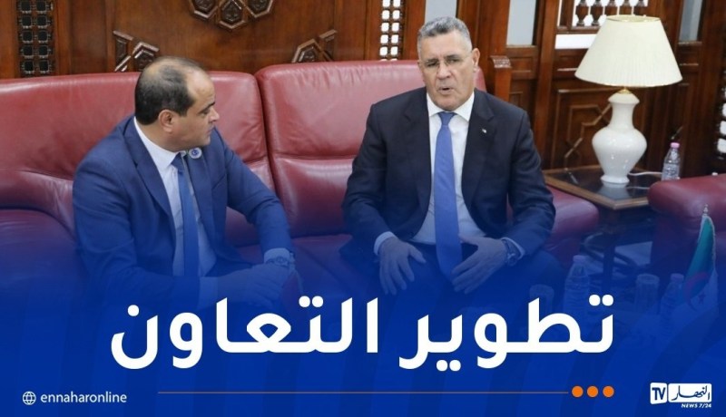 وزير الري يبحث سبل التعاون مع نظيره الليبي