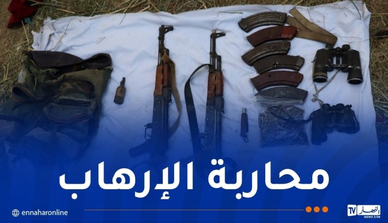 القضاء على إرهابيين واسترجاع مسدسين رشاشين من نوع “كلاشنيكوف”