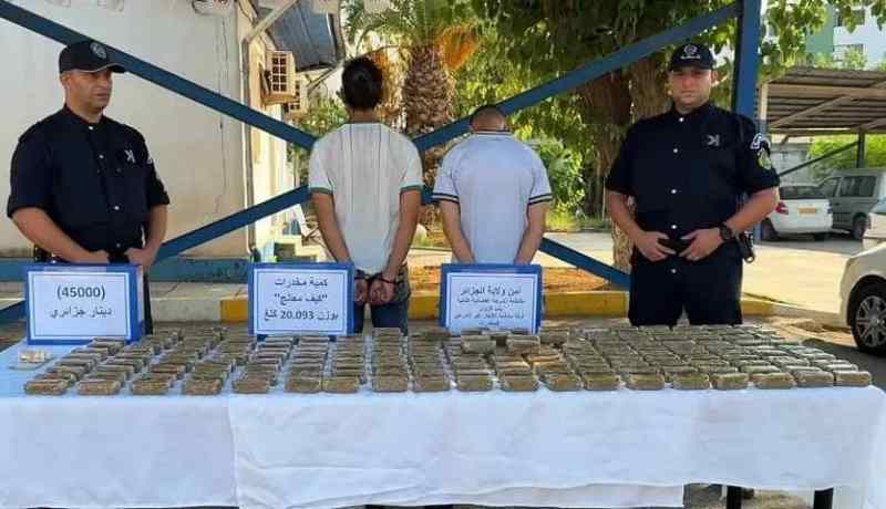 توقيف شخصين وحجز أزيد من 20 كلغ “كيف” بباب الزوار