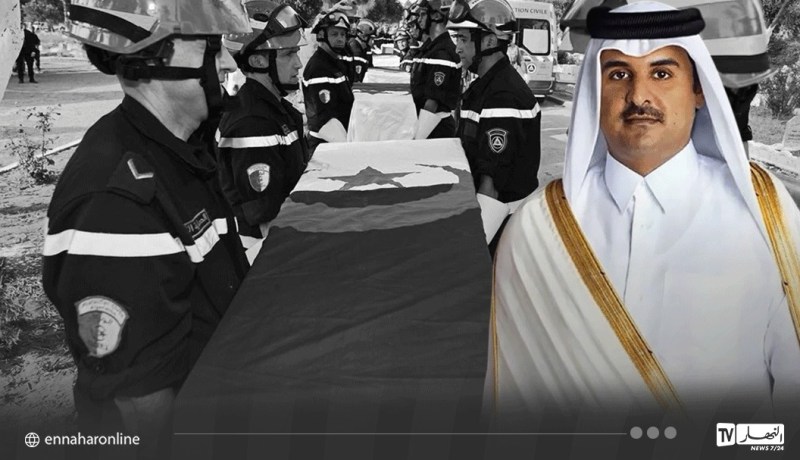 أمير قطر يعزي رئيس الجمهورية في ضحايا حريق مؤسسة الطفولة المسعفة