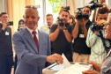 رئيس حركة البناء الوطني يؤدي واجبه الانتخابي