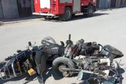 النعامة.. قتيل وجريحان في اصطدام شاحنة بدراجتين ناريتين بالقصدير