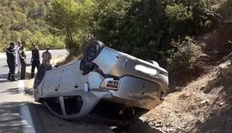 وهران.. 7 جرحى في انقلاب سيارة بوادي تليلات
