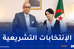 كريم خلفان يُسلم النتائج المؤقتة للإنتخابات لرئيسة المحكمة الدستورية