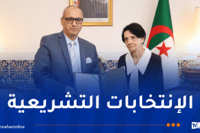 كريم خلفان يُسلم النتائج المؤقتة للإنتخابات لرئيسة المحكمة الدستورية