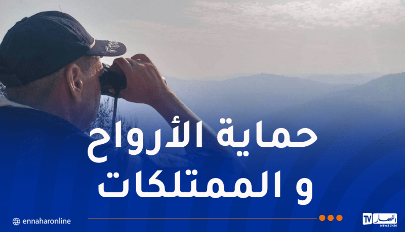 تجنيد إمكانيات بشرية ومادية معتبرة لإخماد الحرائق