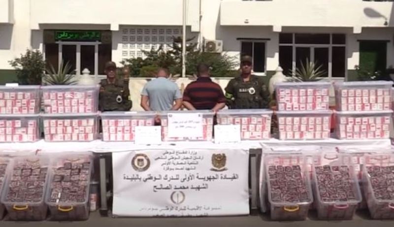 كانت مخبأة داخل صهريج إسمنت.. الدرك يحجز مليون و257 ألف قرص مهلوس وكوكايين ببومرداس