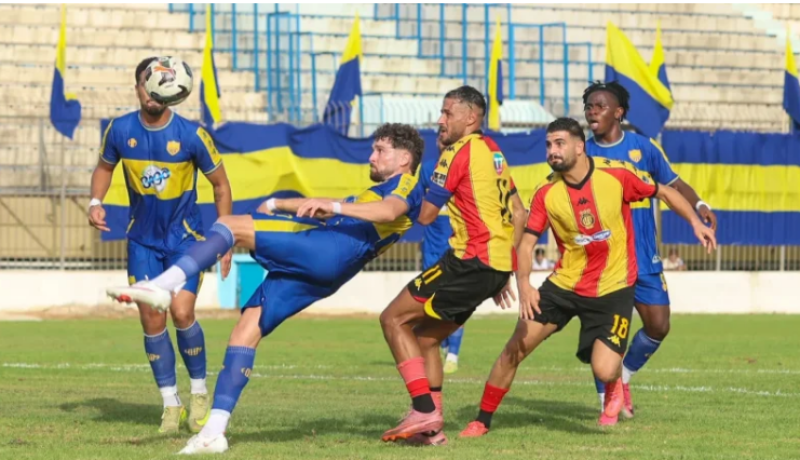 بلايلي أساسيًا و الترجي يسقط بثلاثية أمام شبيبة العمران