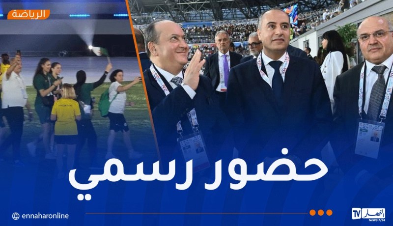 بالصور.. الوزير الأول حاضرا في افتتاح ألعاب البحر الأبيض المتوسط بتارانتو
