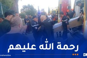 سطيف: بداية تسليم جثامين ضحايا حادث بومرداس إلى أهاليهم