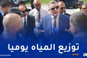 وزير الري يمنح مهلة 10 أيام لتشغيل محطة الضخ بالبليدة بنسبة 100 بالمائة