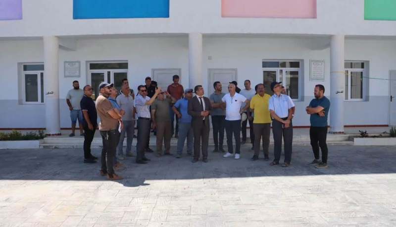 متابعات ميدانية لاستكمال المشاريع التربوية وضمان الجاهزية التامة للدخول المدرسي