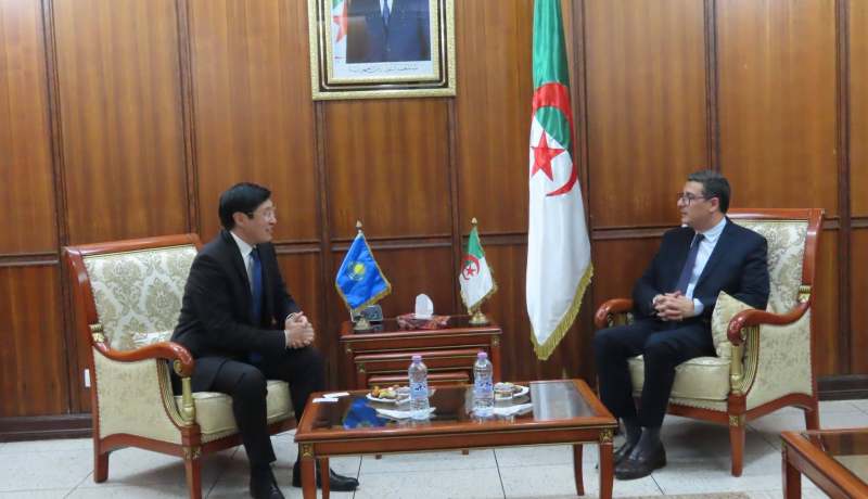 آيت مسعودان يبحث مع سفير كازاخستان تعزيز التعاون الصحي وزراعة الأعضاء