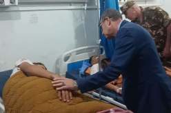 الأمين العام لولاية النعامة يقف على ظروف التكفل الصحي بضحايا حادث المرور