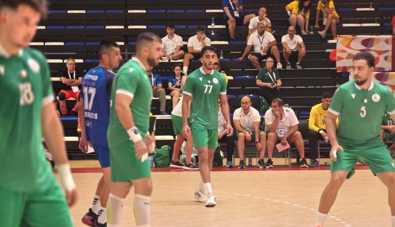 الألعاب المتوسطية.. منتخب اليد يتقدم على قبرص في الشوط الأول