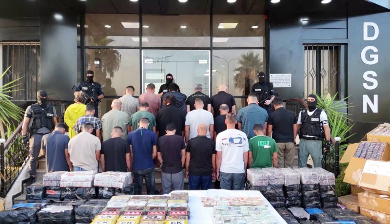 الأمن الوطني يحجز 10.4 ملايين كبسولة بريغابالين وأكثر من 33 كلغ من الكوكايين