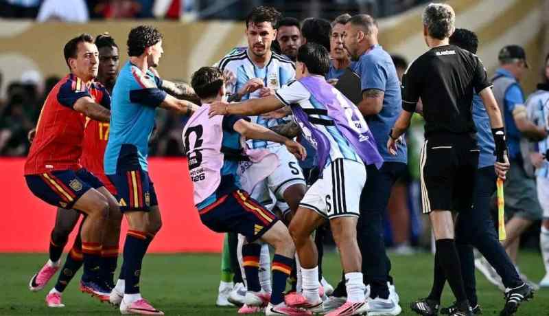عقوبات قاسية على الأرجنتين بعد أحداث نهائي المونديال