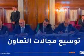 وزير الداخلية يعقد جلسة عمل مع نظيره الإيطالي بروما