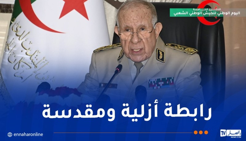 شنقريحة: اليوم الوطني للجيش سيبقى وسام شرف على صدور أبناء المؤسسة العسكرية