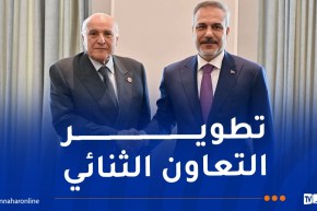 عطاف يتباحث مع نظيره التركي حول عدد من القضايا الدولية والإقليمية