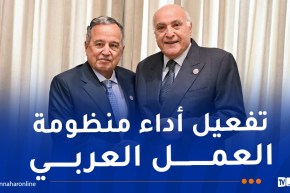 عطاف يُجري مباحثات مع الأمين العام جامعة الدول العربية
