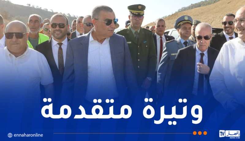 جلاوي يُشيد من تبسة بالوتيرة المتسارعة لإنجاز الخط المنجمي الشرقي