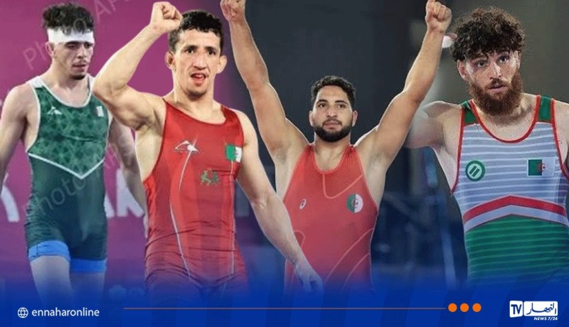 المصارعة الجزائرية تتربع على عرش الألعاب المتوسطية
