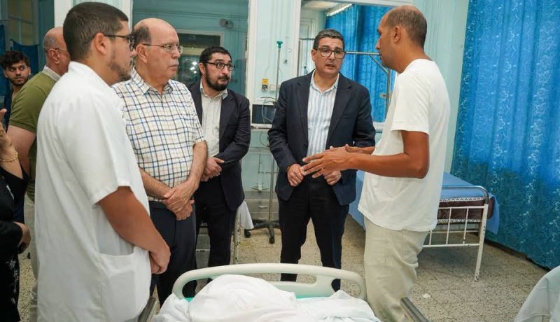 قسنطينة.. وزير الصحة في زيارة مفاجئة للاطمئنان على صحة المصابين في حادث ابن زياد