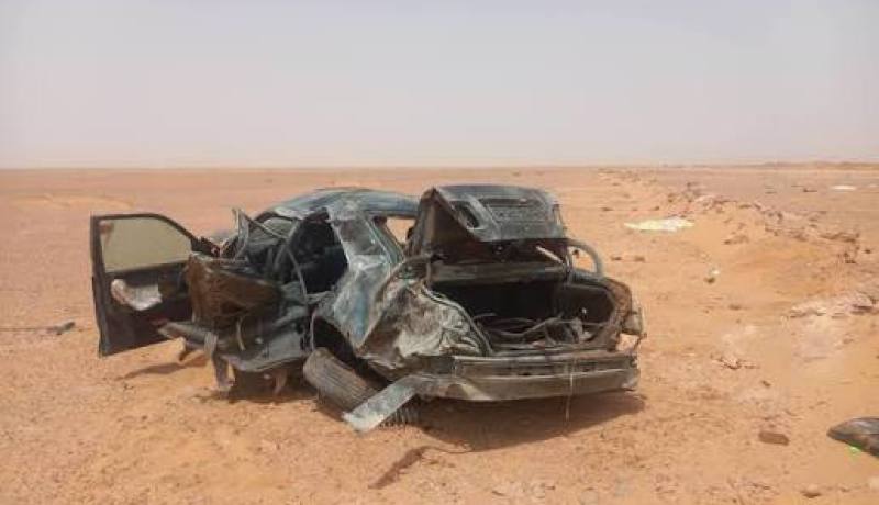 الوادي.. وفاة شخص وإصابة 3 آخرين في انقلاب سيارة