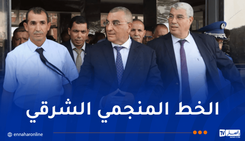 جلاوي يصل إلى قالمة ويُعاين أشغال محطة المسافرين ببودروة