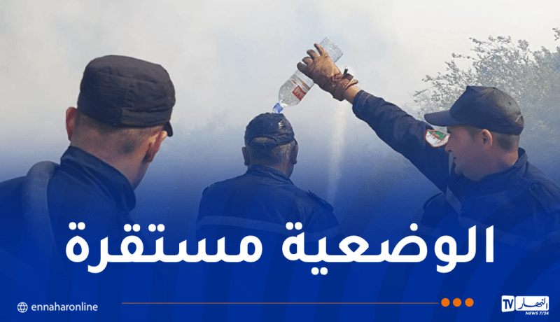الحرائق.. إخماد أغلب البؤر المُسجلة بالولايات الشرقية
