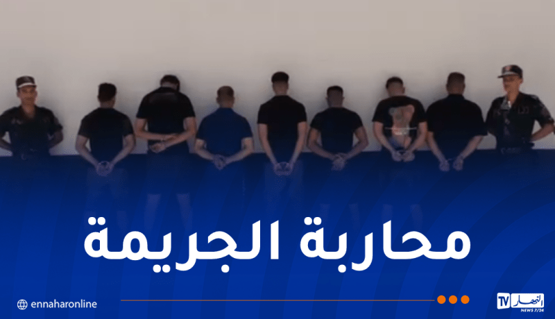 وهران: توقيف 7 أشخاص قاموا بإضرام النار في مسكن بواسطة زجاجات حارقة