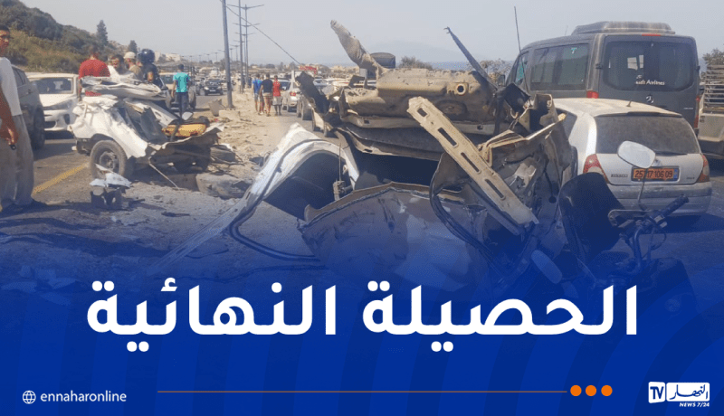 وفاة شخصين وإصابة 28 آخرين في حادث تيبازة